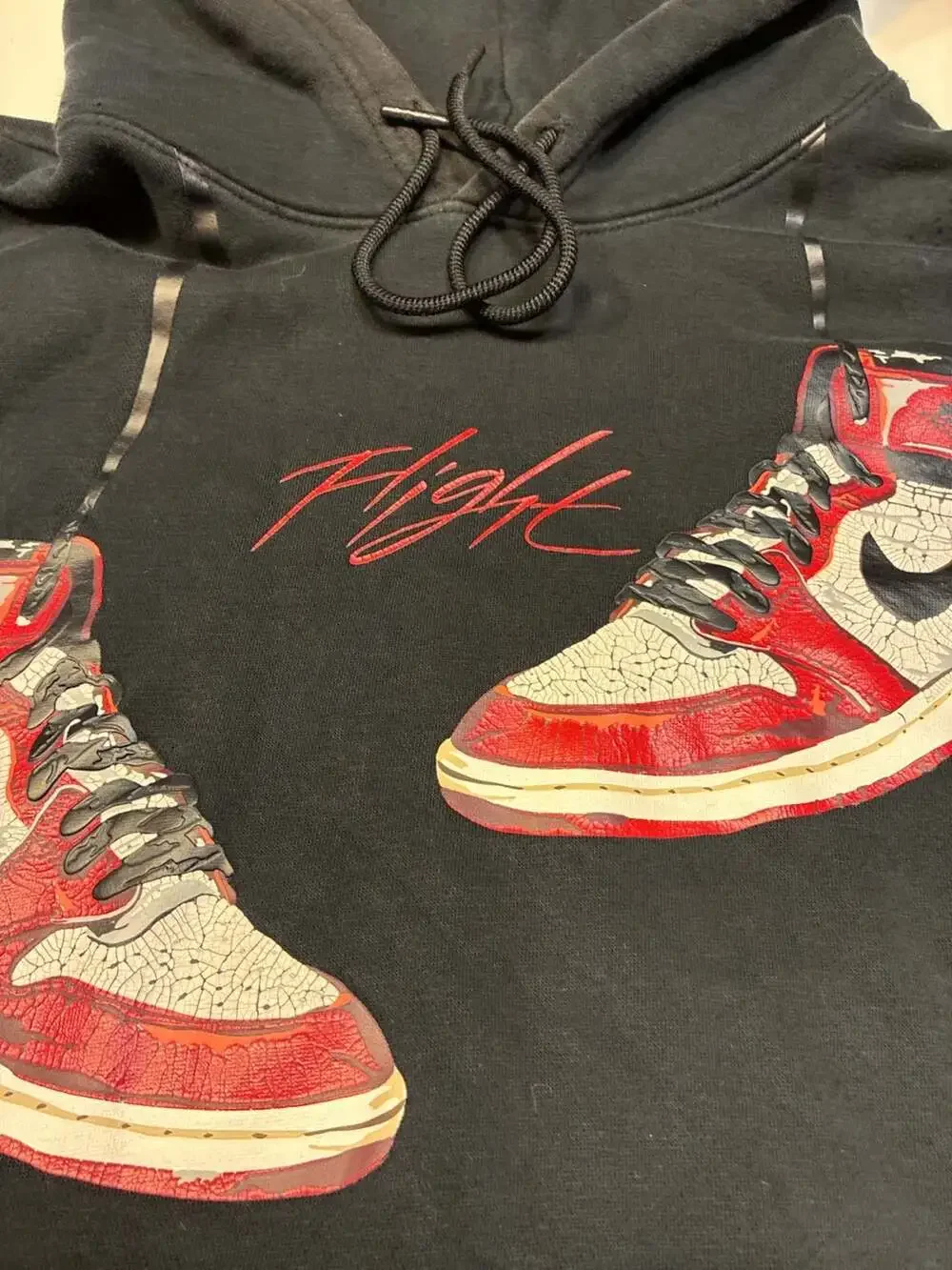 Jordan Air Jordan 1 Chicago Flight Pullover Hoodie Black FD0568-010